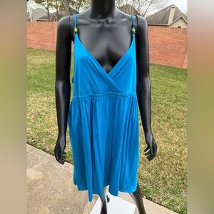 Old Navy Vibrant Blue Sleeveless Dress